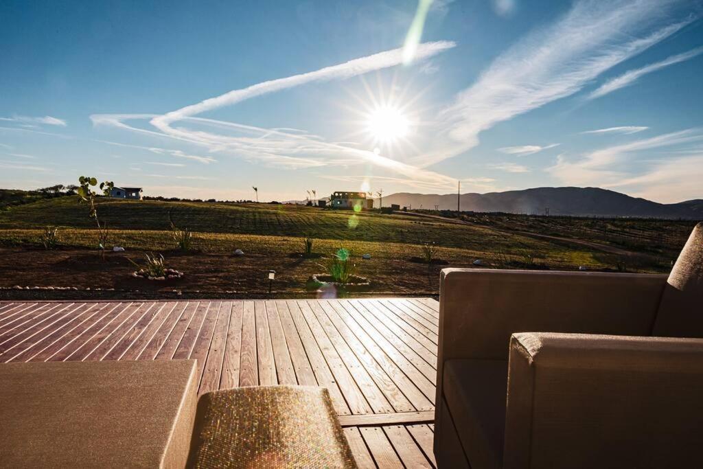Cabana El Alamo Con Jacuzzi Villa Valle de Guadalupe Eksteriør bilde